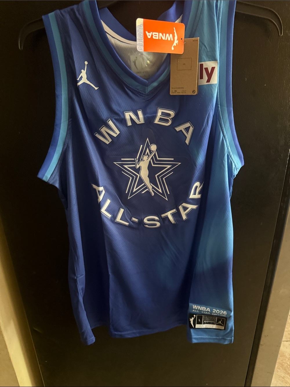WNBA All-Star Kids Blue Basketball Jersey - Jordan Brand